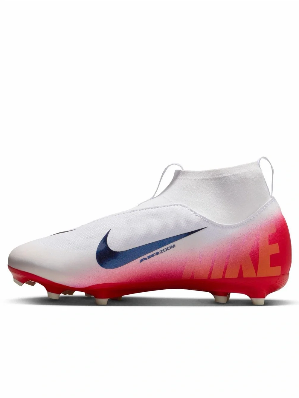 Nike Jr. Zoom Superfly 10 Academy LV8 FG/MG in University Red / Dark Obsidian 6Y